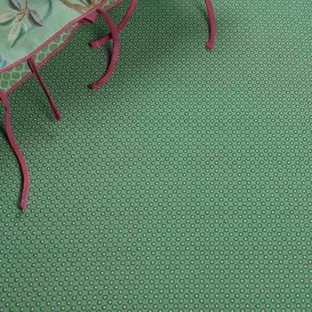 Prostěradlo Jednolůžkové napínací prostěradlo TWINKLE STAR 90 x 200 cm, zelená, bavlněný perkál, Pip Studio