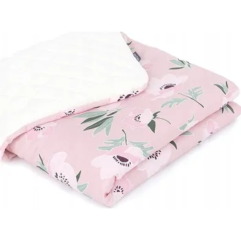 Dětská deka Oboustranná deka Velvet 75 x 100 cm Růže, smetanová/růžová