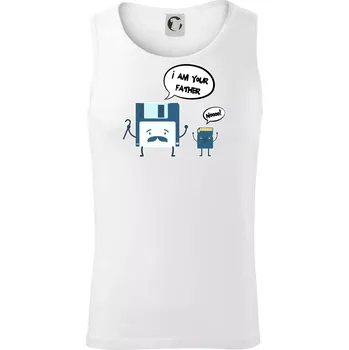 I am your father SD karta - Tílko pánské Core - M ( Bílá )