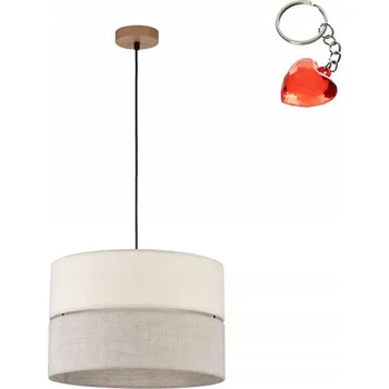 TK Lighting Závěsná lampa ECO 38 Cm E27 – černá