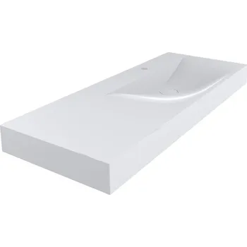 Umyvadlo Umyvadlo na desku obdélníkové Miraggio Violla 1200 120 cm bílé