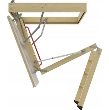 Schodiště Odlehčovací mechanismus FAKRO LXM 4 pro půdní schody s dřevěným žebříkem