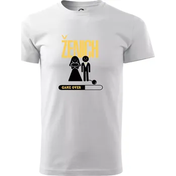 Drink team ženich - Triko extra velké (5-8XL) - 6XL ( Bílá )
