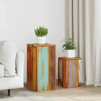 Konferenční stolek Stolek Petromila obdélníkový 28 x 28 x 59 Cm krémový