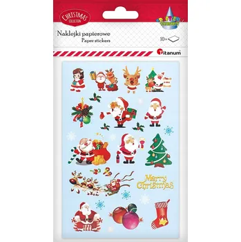 samolepka Samolepky Craft-Fun Series 10 archů Vánoce Titanum