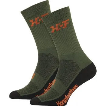 Pánské ponožky HORSEFEATHERS Pánské dlouhé technické funkční ponožky HORSEFEATHERS Jam Long, thyme - 5 - 7