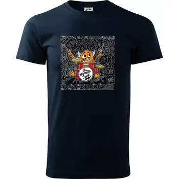 Bubeník - the moster squad - Triko extra velké (5-8XL) - 6XL ( Námořní modrá (velmi tmavá - téměř černá) )