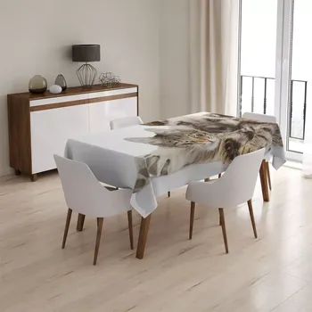 ubrus Sablio Ubrus Kočička a štěňátko - 90x90 cm