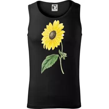 Pánská móda Slunečnice otočená - Tílko pánské Core - 2XL ( Černá )