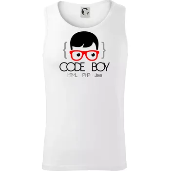 Code Boy - Tílko pánské Core - 2XL ( Bílá )