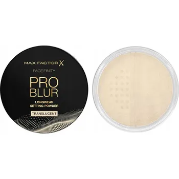 Přípravek na tvář Max Factor Pro Blur Sypký pudr fixační Translucent 001