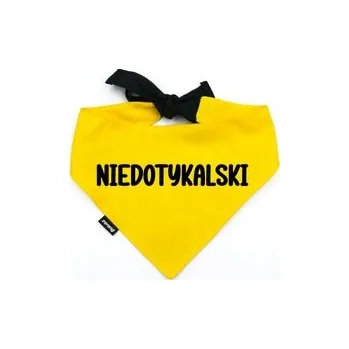 Nákrčník Bandana/Šátek Psiakrew žlutý M