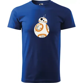 Sablio Tričko s potiskem Star Wars BB-8 - modré 2XL