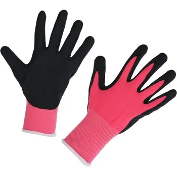 Rukavice EasyTouch růžová 9/L