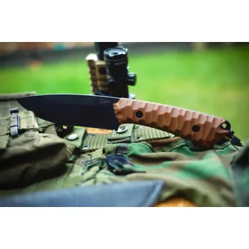 lovecký nůž Dachs Knives Pracant hnědý