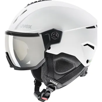 Cyklistická přilba Přilba UVEX Instinct Visor White-black mat - 56-58cm