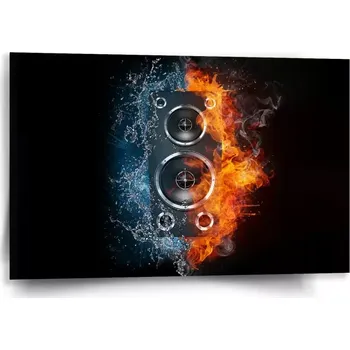 Obraz Sablio Obraz Ohnivý reproduktor - 60x40 cm