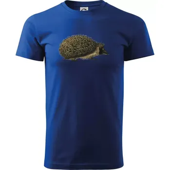 Pánské tričko Ježek kresba - Triko extra velké (5-8XL) - 8XL ( Královská modrá )