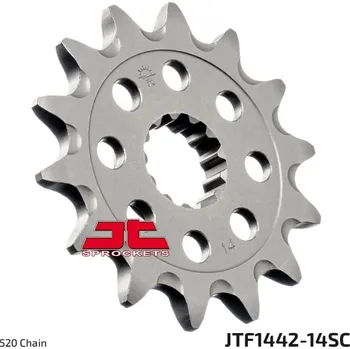 Řetězová sada pro motocykl Řetězové kolečko JT JTF 1442-14SC 14 zubů, 520 Samočistící, Nízká hmotnost