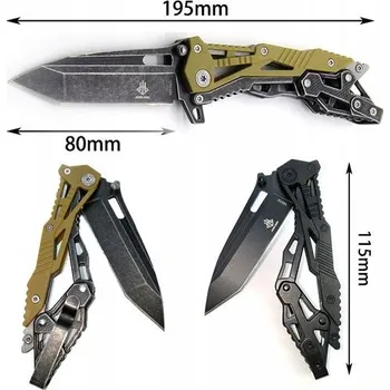 kapesní nůž Nůž Kapesní nůž inovativní SCELETON čepel TANTO HQ NS6