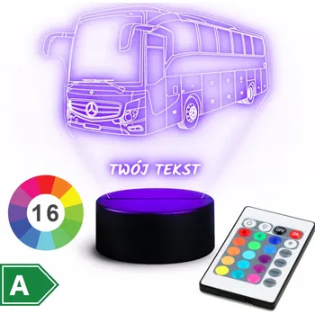 Lampička Noční lampa ELP vícebarevná