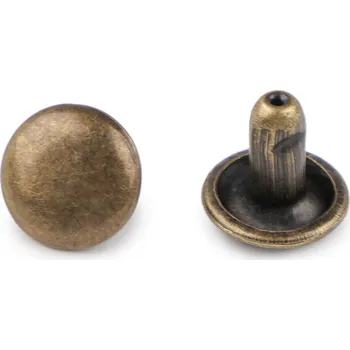 Nýt Duté nýty Ø7 mm oboustranné, barva 2 staromosaz