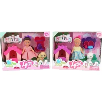 Panenka se zvířátkem MIX