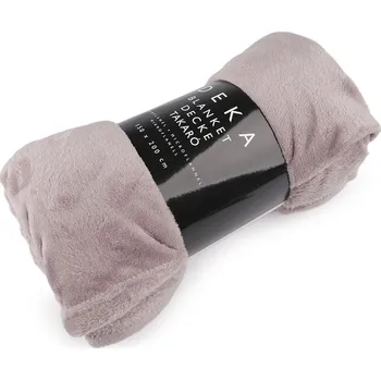 deka Deka mikroflanel 150x200 cm, střední, 44 starorůžová sv.