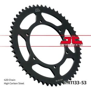 Řetězová sada pro motocykl Řetězová rozeta JT JTR 1133-53 53 zubů, 420