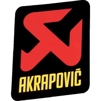 Výfuk pro motocykl NÁLEPKA AKRAPOVIC VERT 75 P-VST2AL