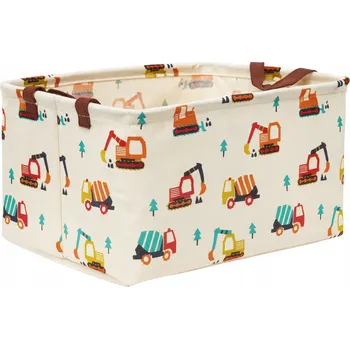 Úložný box Velký textilní organizér na hračky, skládací koš pro uskladnění