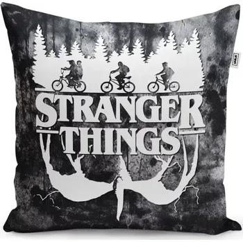 Polštář Sablio Polštář Stranger Things White - 40x40 cm