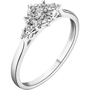 Prsten Prsten z bílého zlata s brilianty - 0,15 ct - ryzost 585 - 220.939