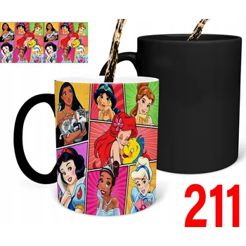 Kouzelný hrnek s potiskem DÁREK princezny, děti + JMÉNO DÁREK