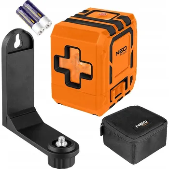 Měřící laser Křížový laser, laserová vodováha 30 m pouzdro, magnetický držák, zelený NEO
