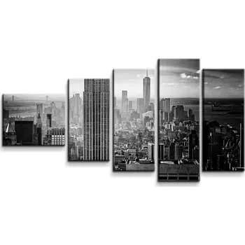 Obraz Sablio Obraz - 5-dílný Manhattan - 100x60 cm