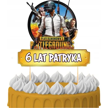 Obraz ZÁPICH DO DORTU Narozeninový Sto let PUBG HRA STŘÍLEČKA POSTAVY TOPPERY 5