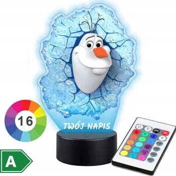 Lampička Noční lampa ELP vícebarevná