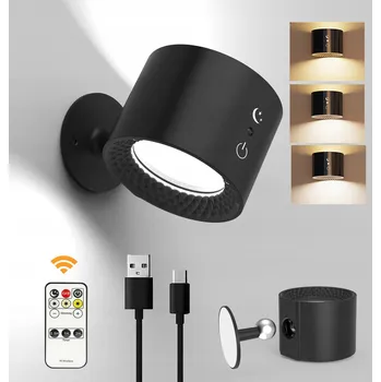 Nástěnné svítidlo Nástěnné svítidlo Bedee černé, integrovaný LED zdroj 5 W