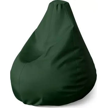 Sedací pytel Sablio Sedací vak Pear Lesní zelená - 70 x 95 x 15 cm