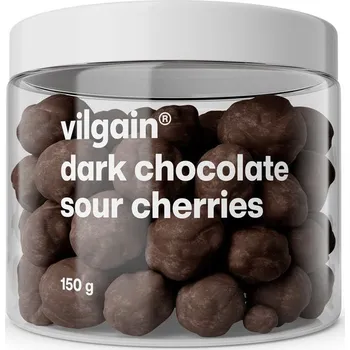 Sušené ovoce Vilgain Višně v hořké čokoládě – 150 g