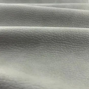 Ekokůže Largo Ash (Šedá), potahová látka na podkladě, hrubá, metráž