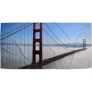 Osuška Sablio Ručník Golden Gate v mlze - 50x100 cm