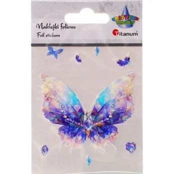 samolepka Samolepka Craft-Fun Series Motýli fólioví Titanum (25MD006)