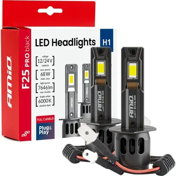 Povinná bezpečnostní výbava 2ks žárovka LED H1 12/24V 3823 lm
