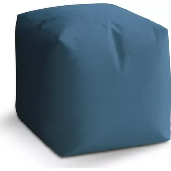 Taburet Sablio Taburet Cube Indigově modrá: 40x40x40 cm