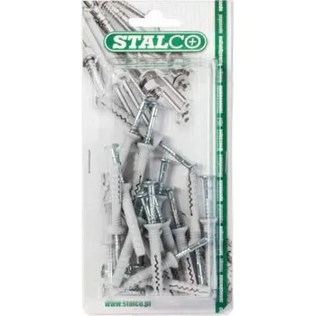 Hmoždinka Natloukací hmoždinka pro rychlou montáž s límcem hmoždinka: Ø6x60mm rozměr: Ø3,8x64mm 15 ks