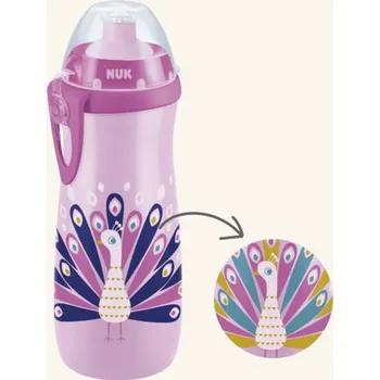 NUK FC Láhev SPORTS CUP Chameleon 450ml - páv