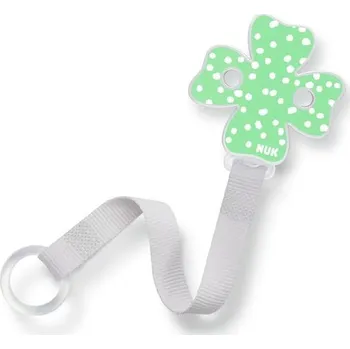 NUK Stužka na dudlík 3D - čtyřlístek