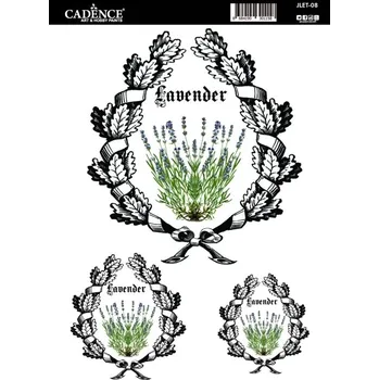 Výtvarná sada Transferový obrázek Cadence Easy Transfer, 25x35 cm - Levandule